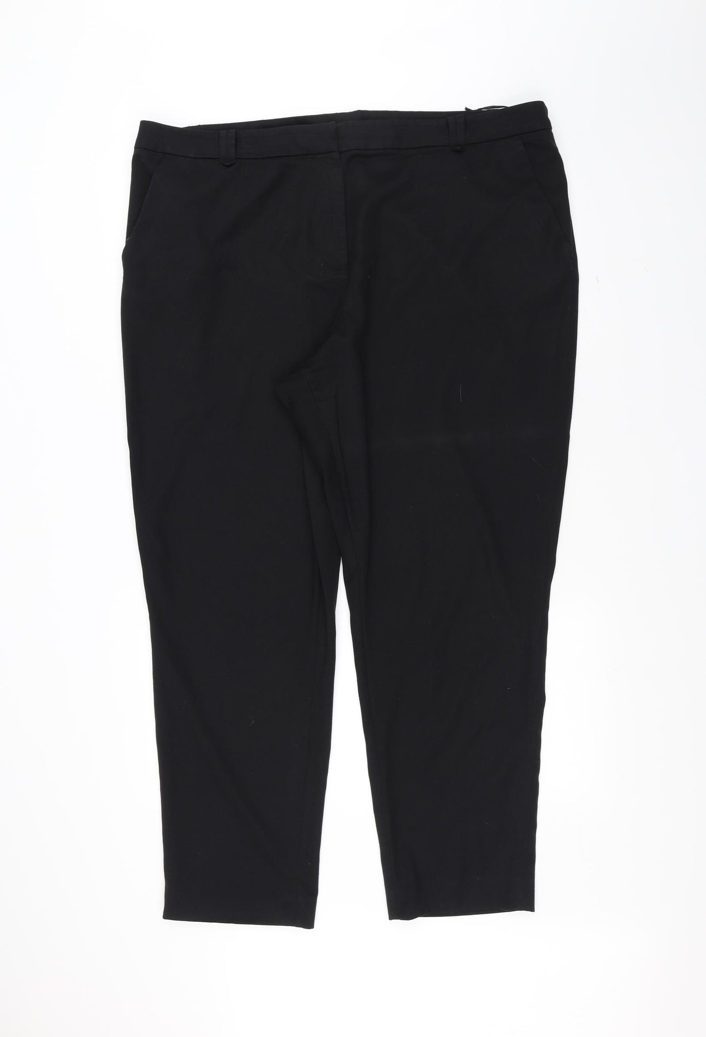 TU Womens Black   Trousers  Size 20 L28 in