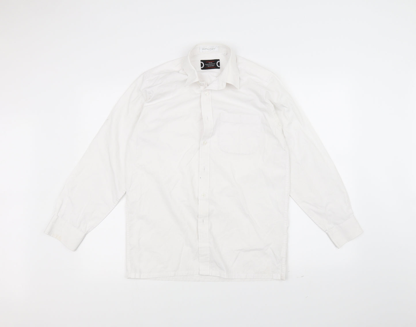 schoolblazer Mens White    Dress Shirt Size 14