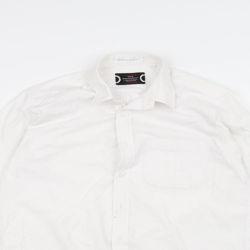 schoolblazer Mens White    Dress Shirt Size 14