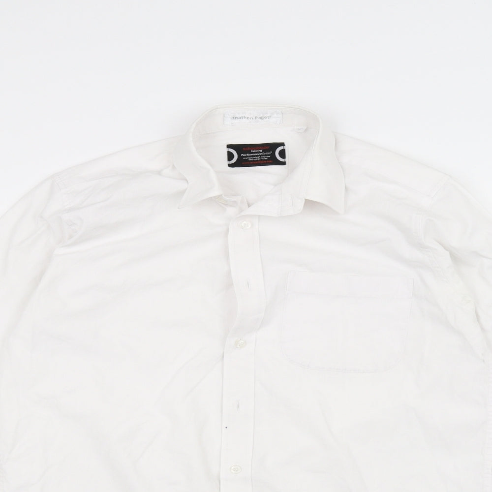 schoolblazer Mens White    Dress Shirt Size 14