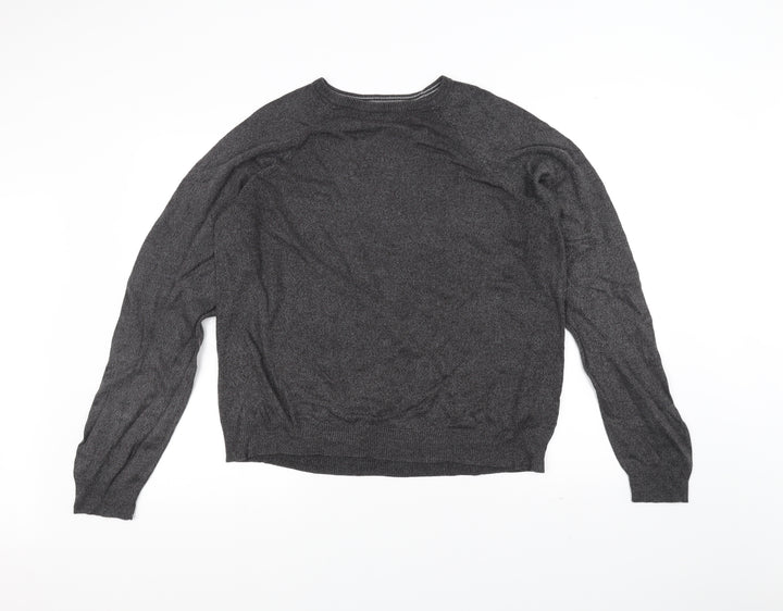 BHS Mens Grey Pullover Jumper Size M