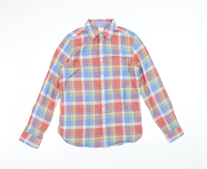 Gap Mens Orange Dress Shirt Size S