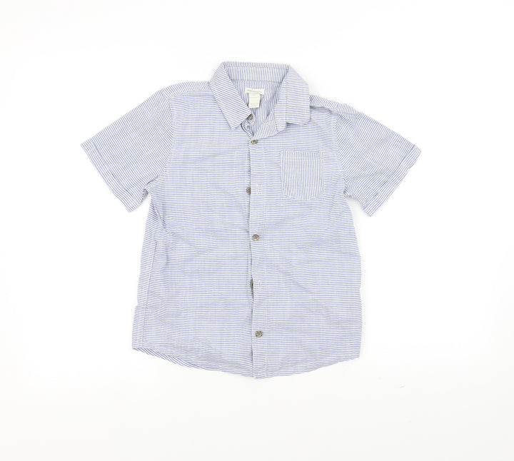 Monsoon Boys Blue   Basic Button-Up Size 9-10 Years