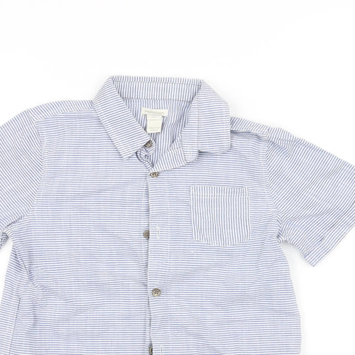 Monsoon Boys Blue   Basic Button-Up Size 9-10 Years