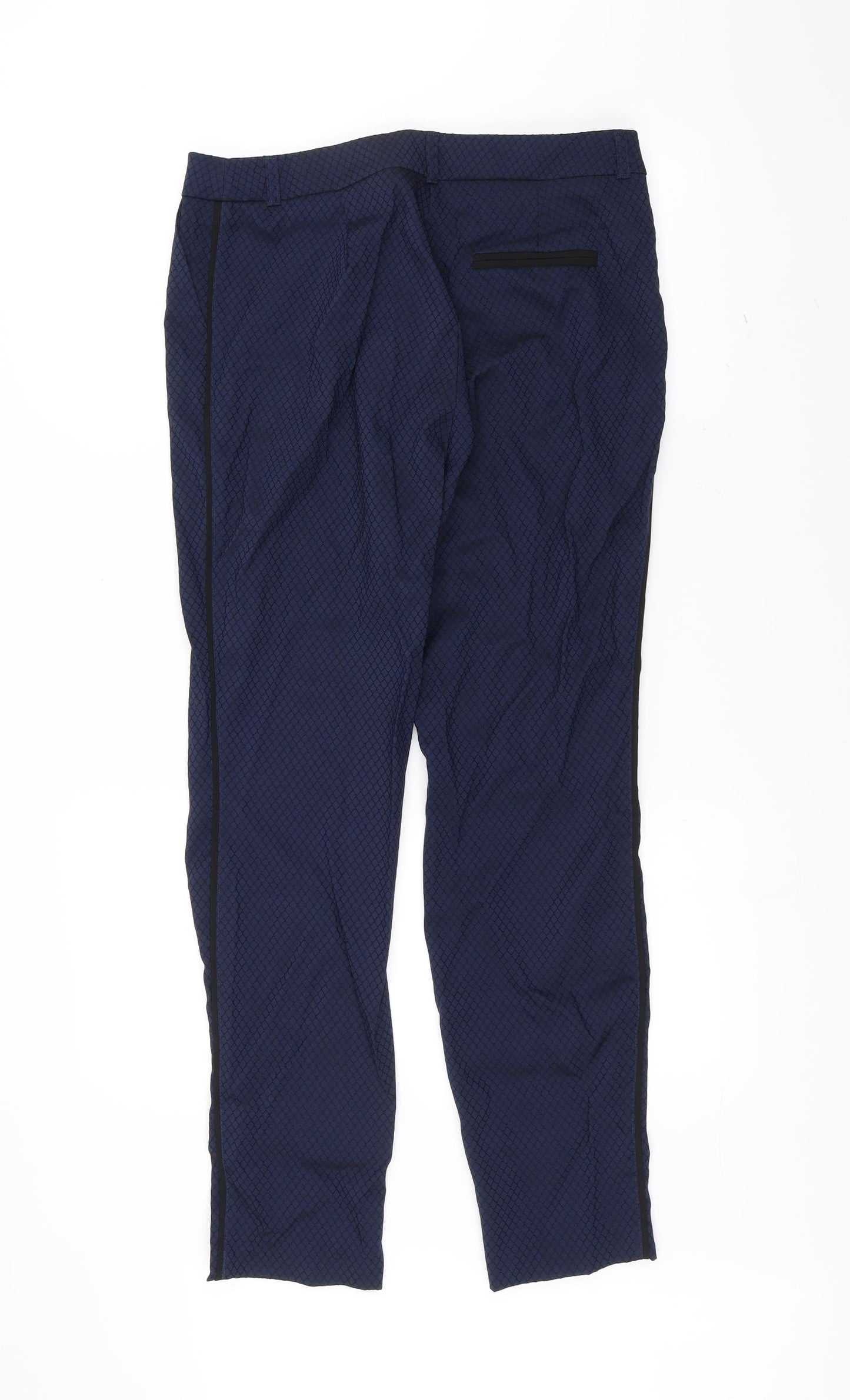 Papaya Womens Blue   Trousers  Size 12 L27 in