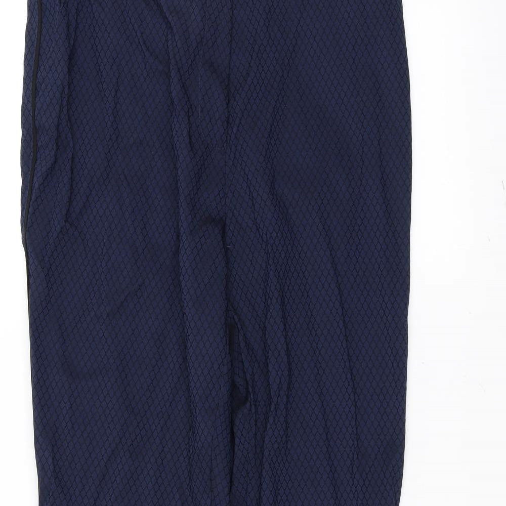 Papaya Womens Blue   Trousers  Size 12 L27 in