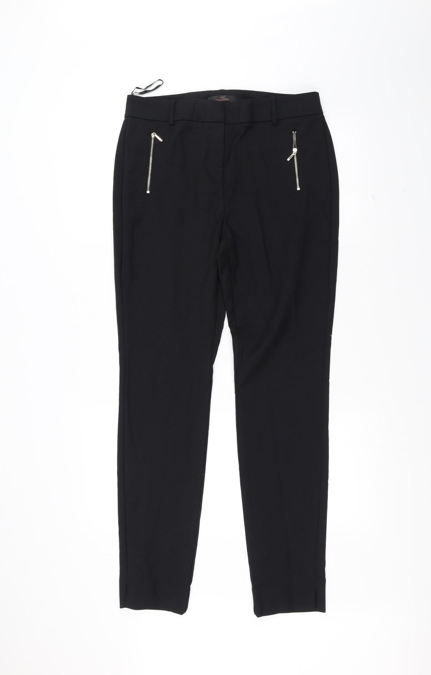 NEXT Womens Black   Trousers  Size 12 L28 in