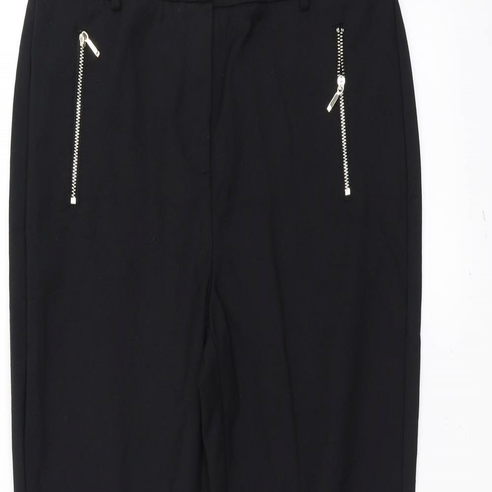 NEXT Womens Black   Trousers  Size 12 L28 in
