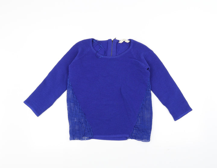 NAF NAF Womens Blue Pullover Jumper Size S