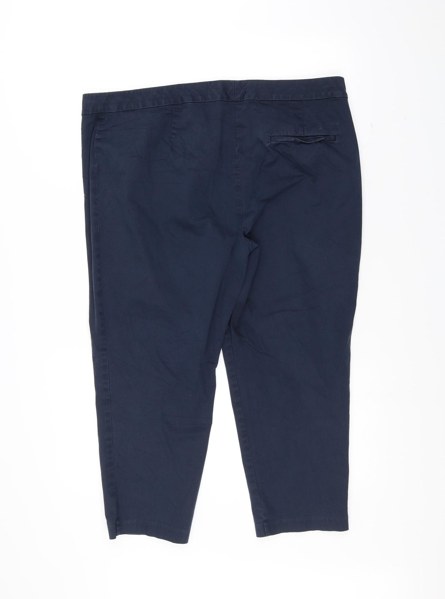 Marks and Spencer Womens Blue   Trousers  Size 18 L20 in