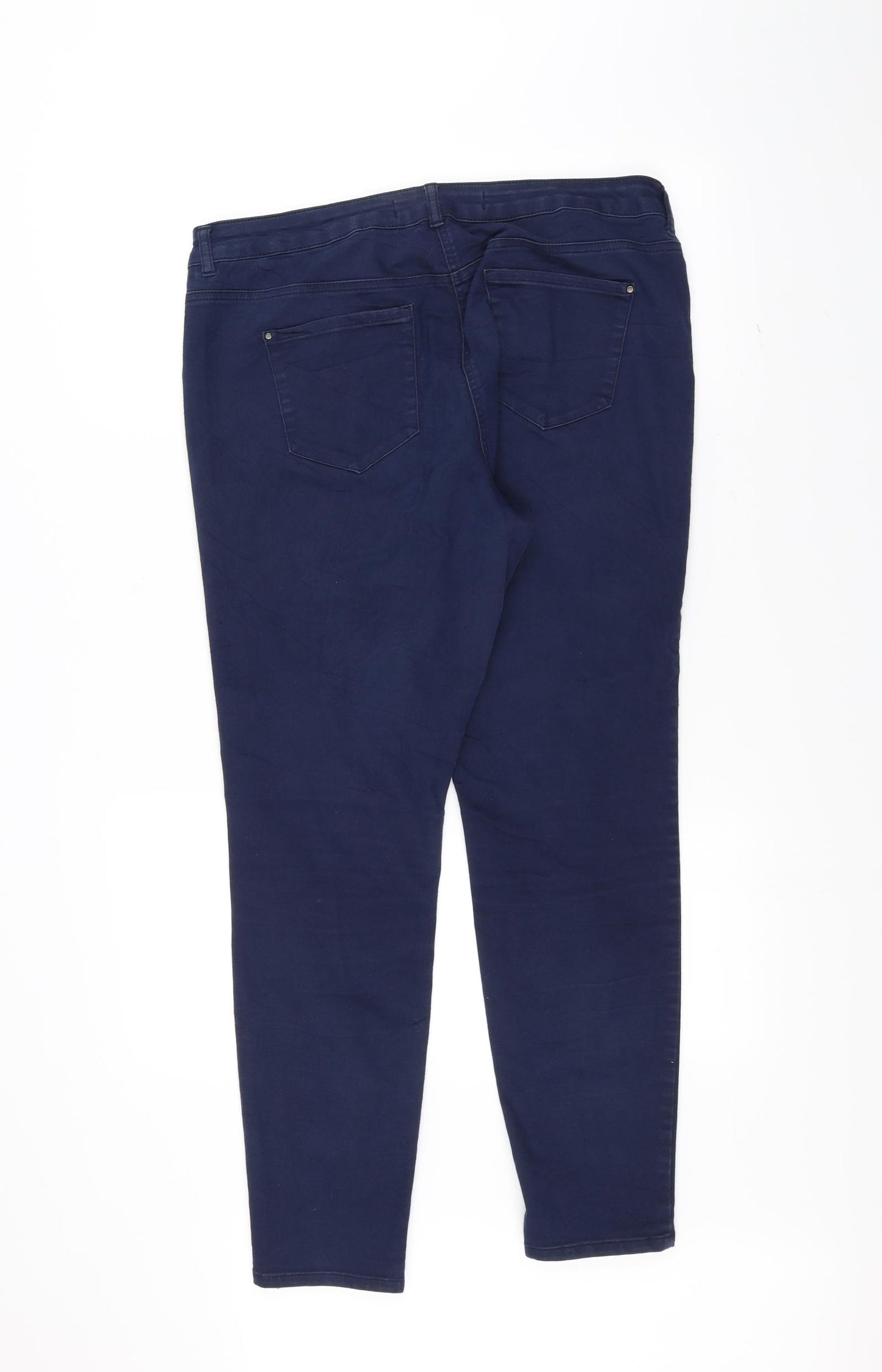 NEXT Womens Blue   Skinny Jeans Size 16 L26 in