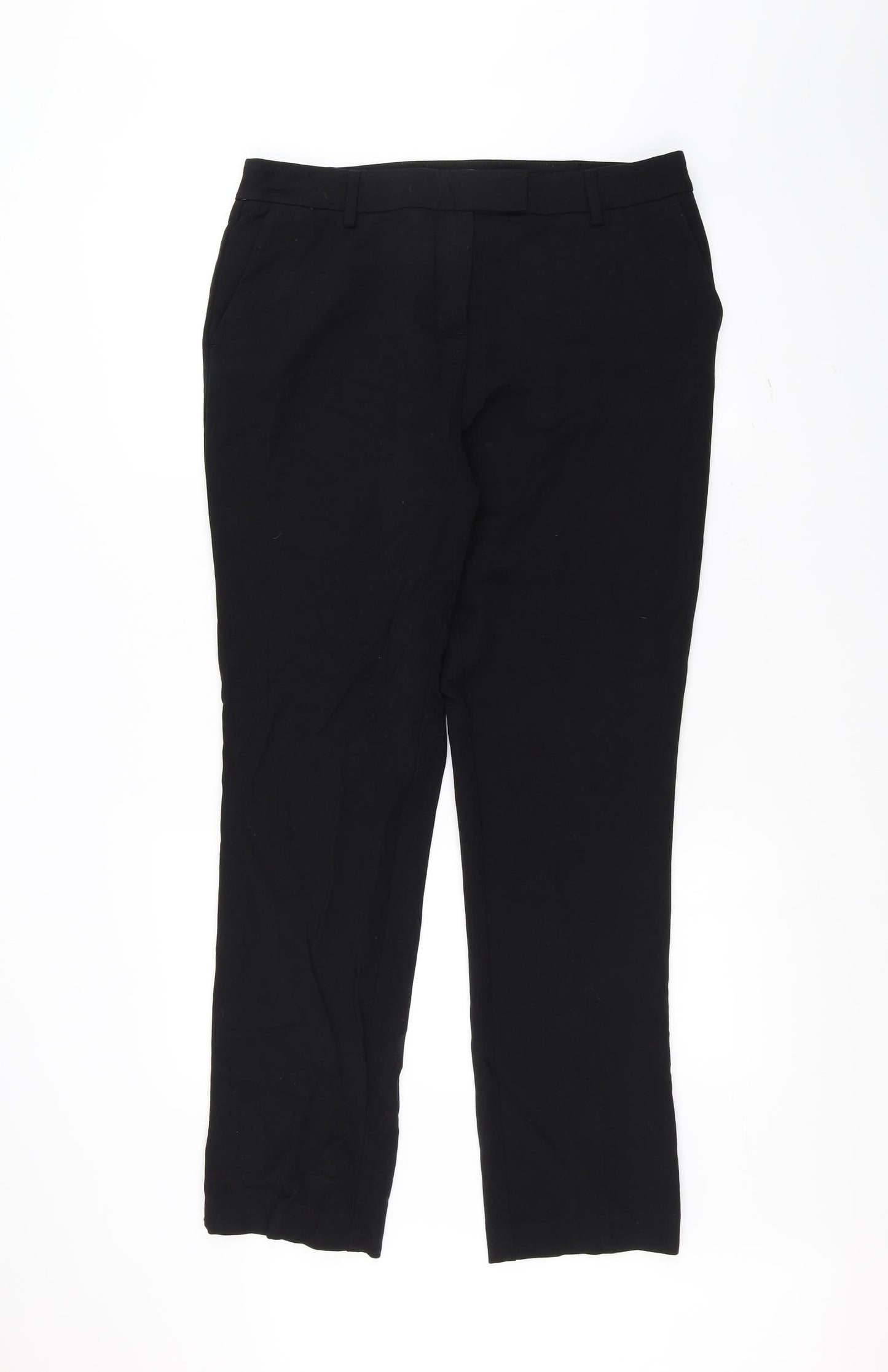 Papaya Womens Black   Trousers  Size 14 L28 in