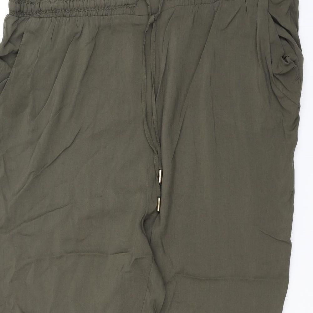 Boohoo Womens Green   Trousers  Size 20 L26 in