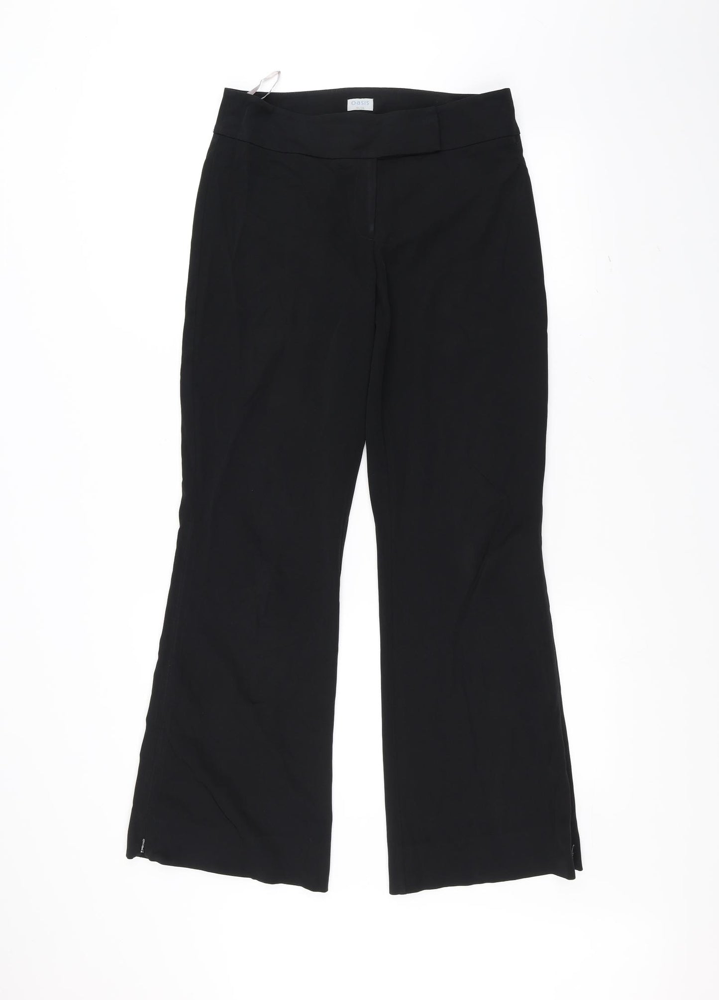 Oasis Womens Black   Trousers  Size 10 L27 in