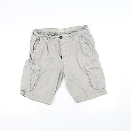 ACW85 Mens Grey   Cargo Shorts Size 32