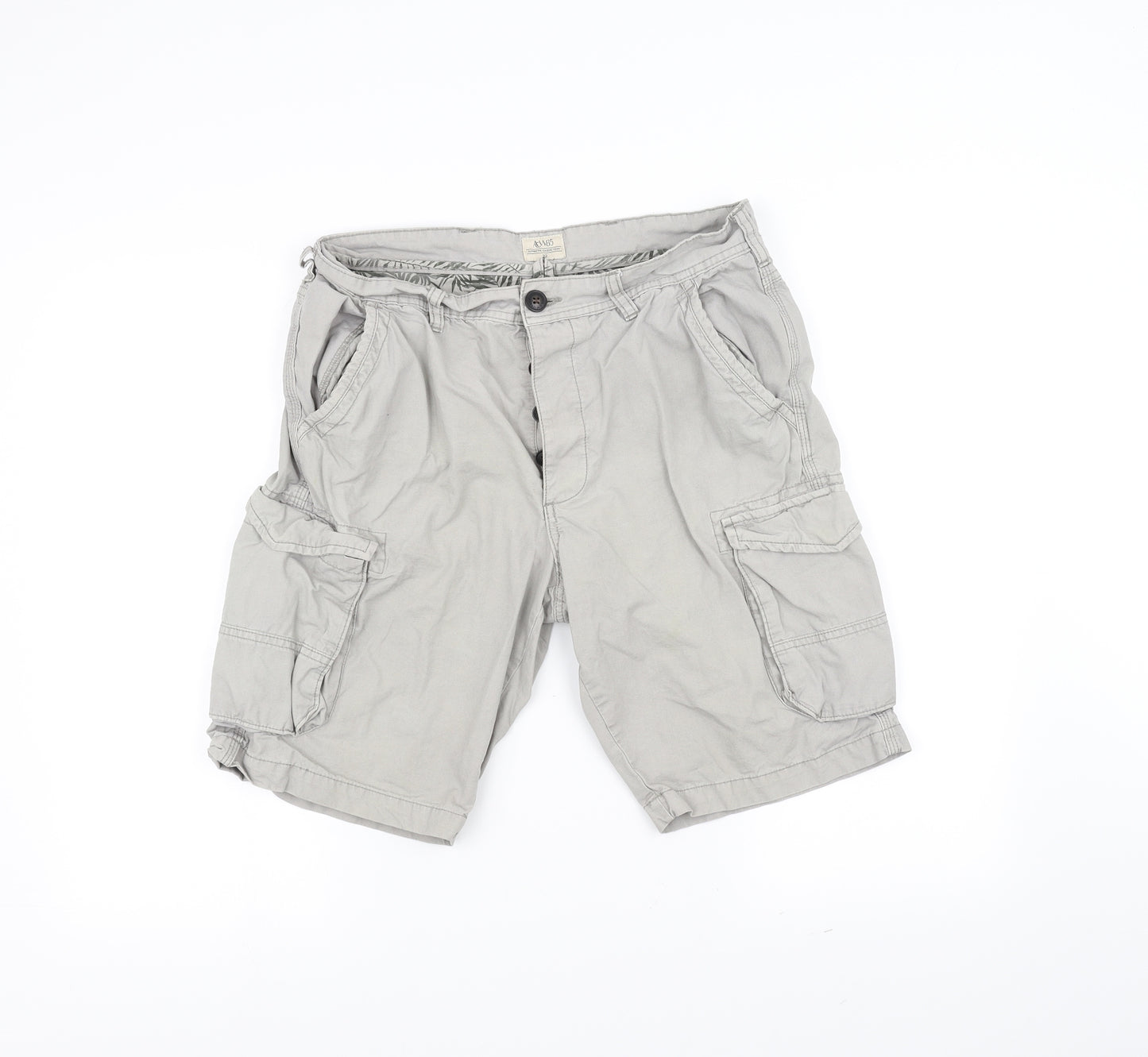 ACW85 Mens Grey   Cargo Shorts Size 32
