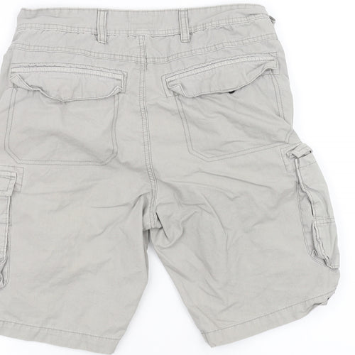 ACW85 Mens Grey   Cargo Shorts Size 32