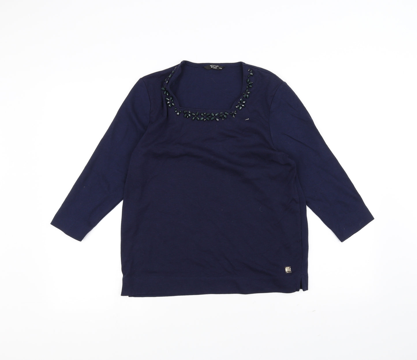 TIGI Womens Blue   Pullover Jumper Size 14