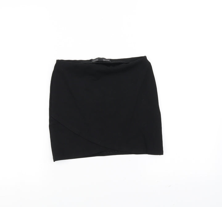 Topshop Womens Black   A-Line Skirt Size 6