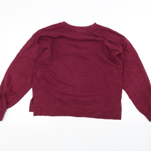 bskgirl Mens Red   Pullover Jumper Size L