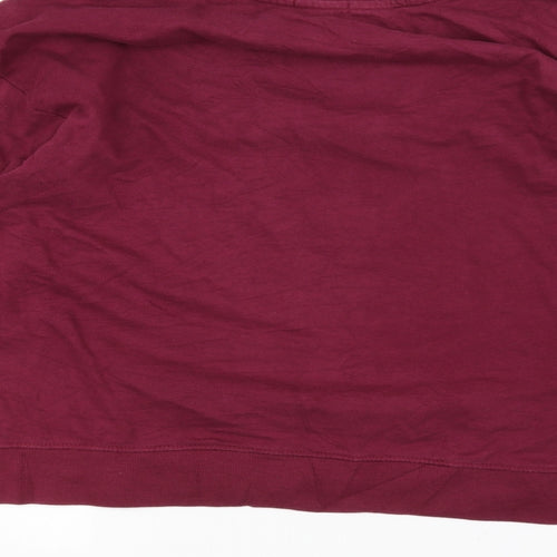 bskgirl Mens Red   Pullover Jumper Size L