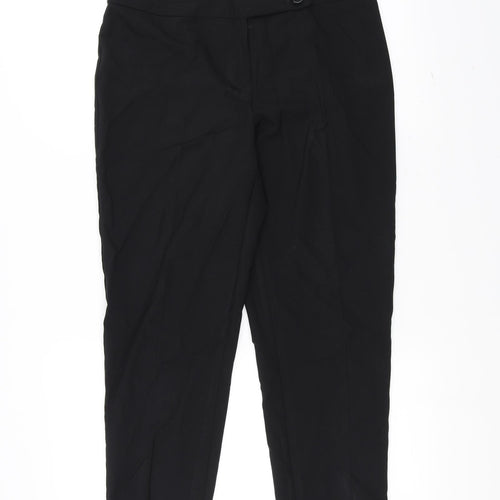 George Womens Black   Trousers  Size 12 L27 in