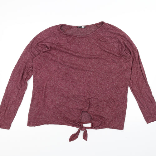Pep&Co Womens Red   Basic T-Shirt Size 12