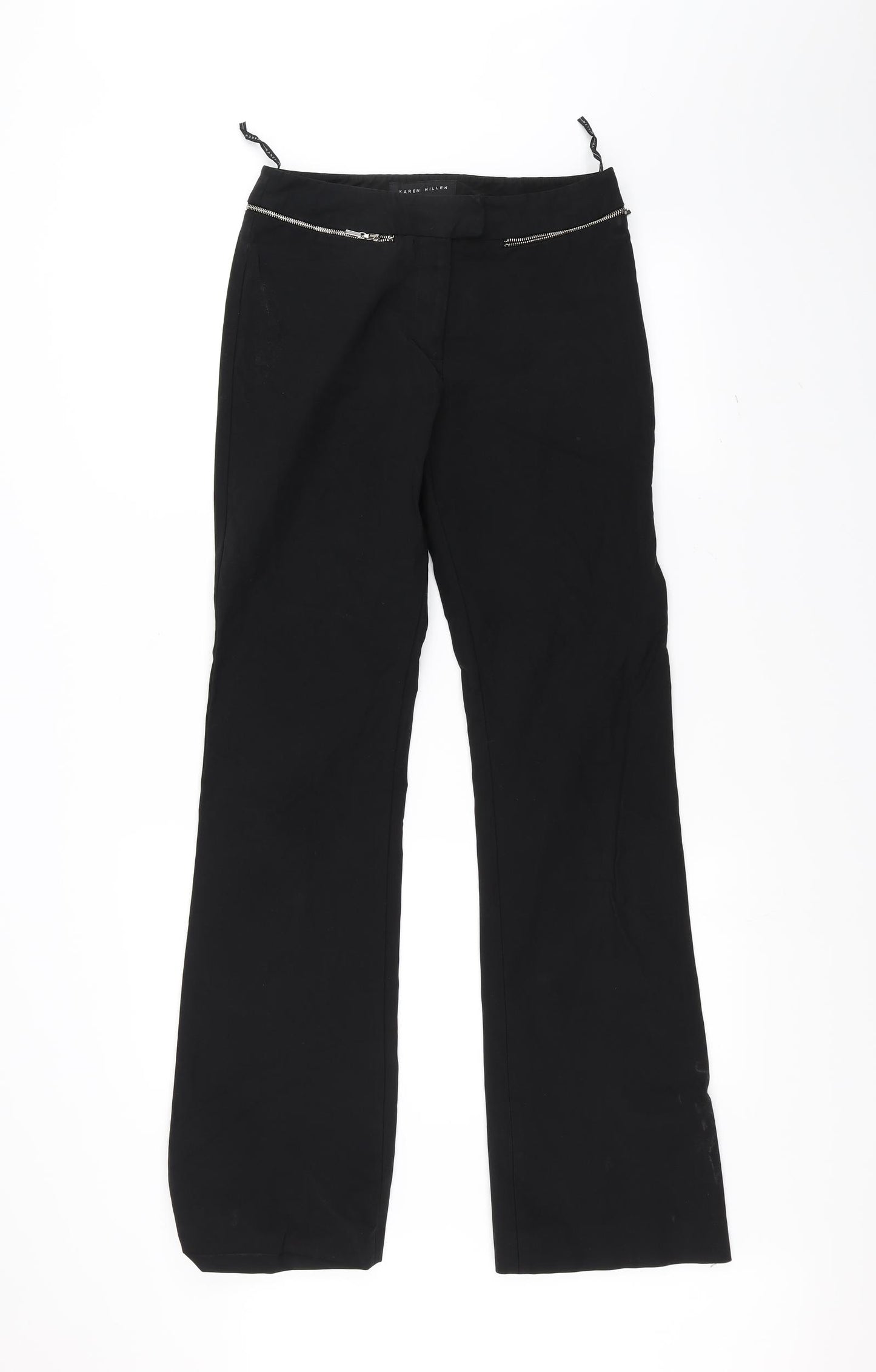 Karen Millen Womens Black   Trousers  Size 10 L30 in