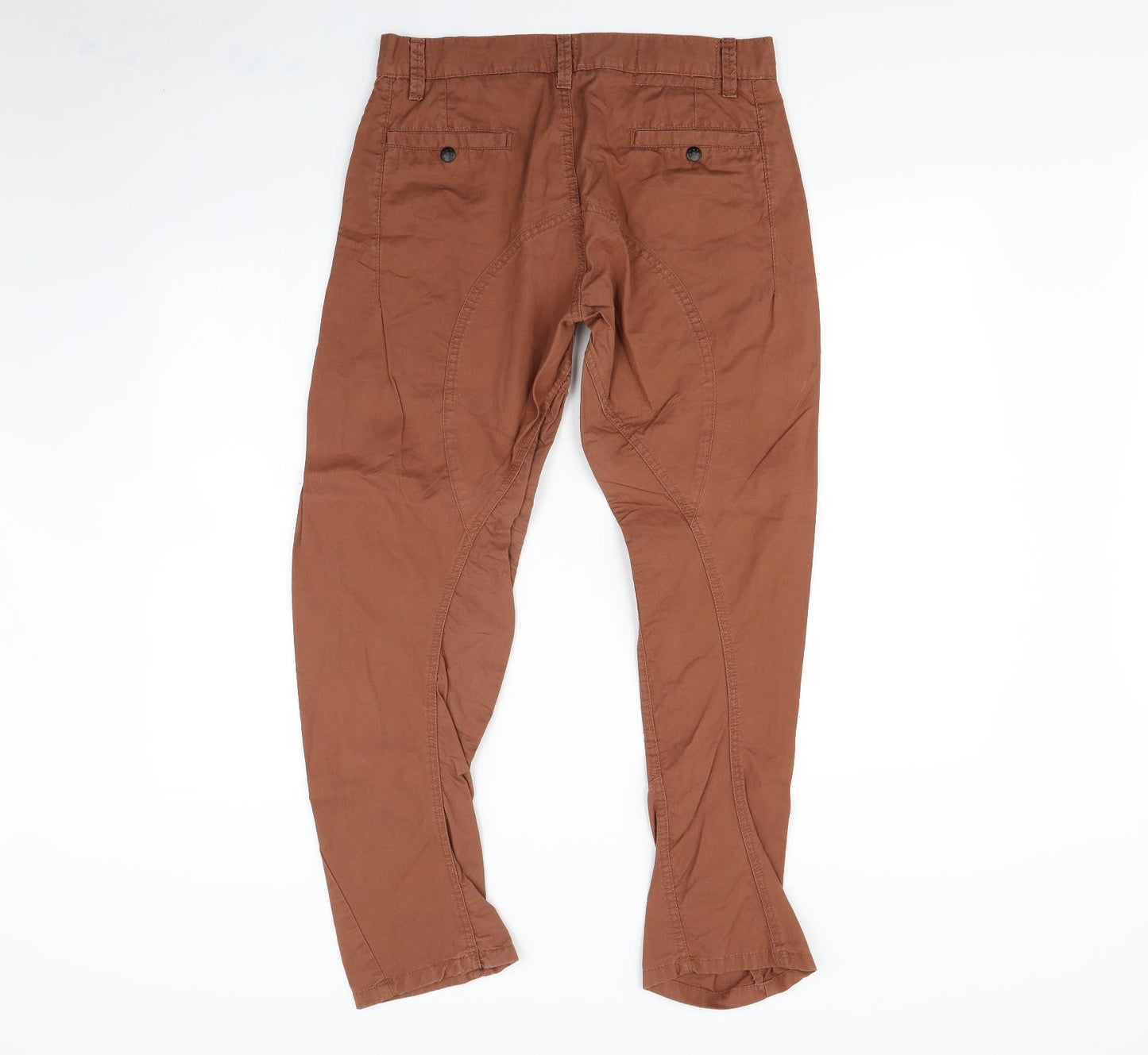 Crafted Womens Brown   Trousers  Size 30 in L30 in