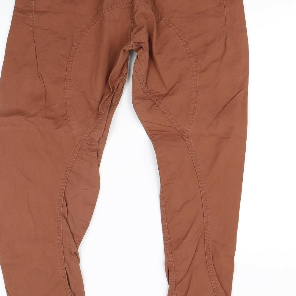 Crafted Womens Brown   Trousers  Size 30 in L30 in