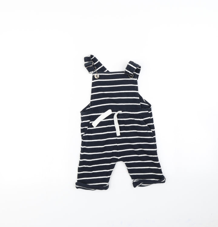 NEXT Boys Blue Striped Romper One-Piece Size 18 Months