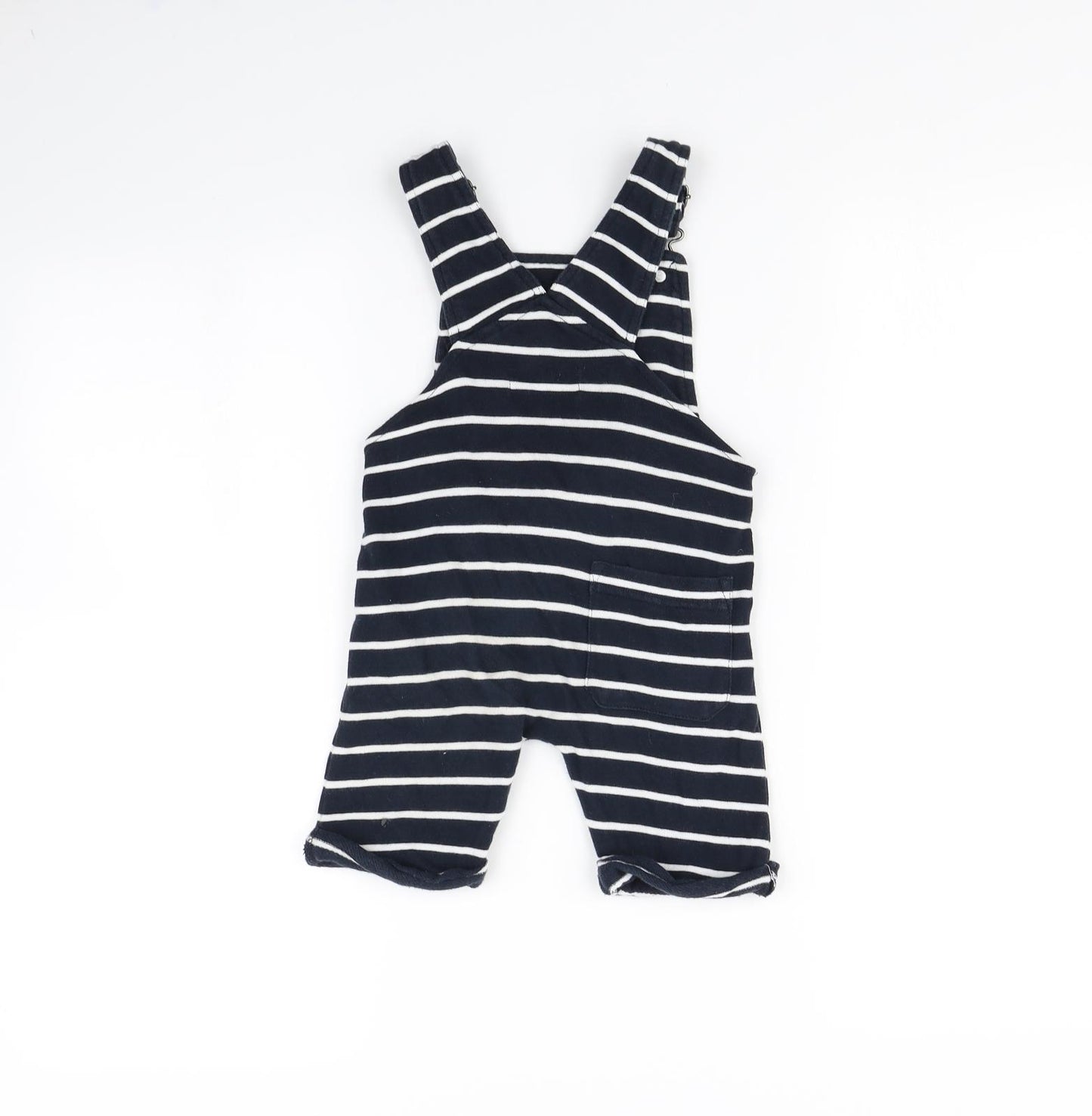 NEXT Boys Blue Striped  Romper One-Piece Size 18 Months