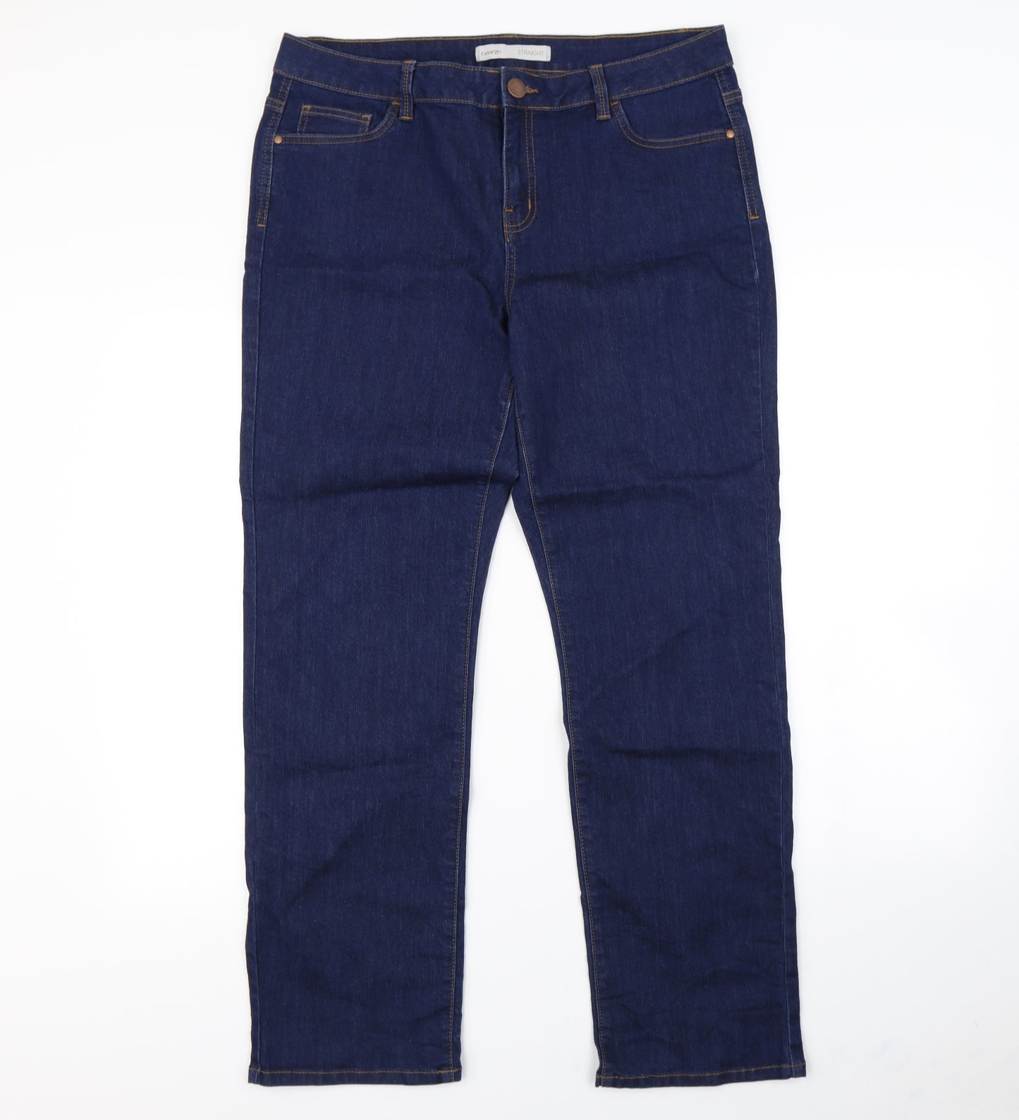 George Womens Blue   Straight Jeans Size 16 L30 in
