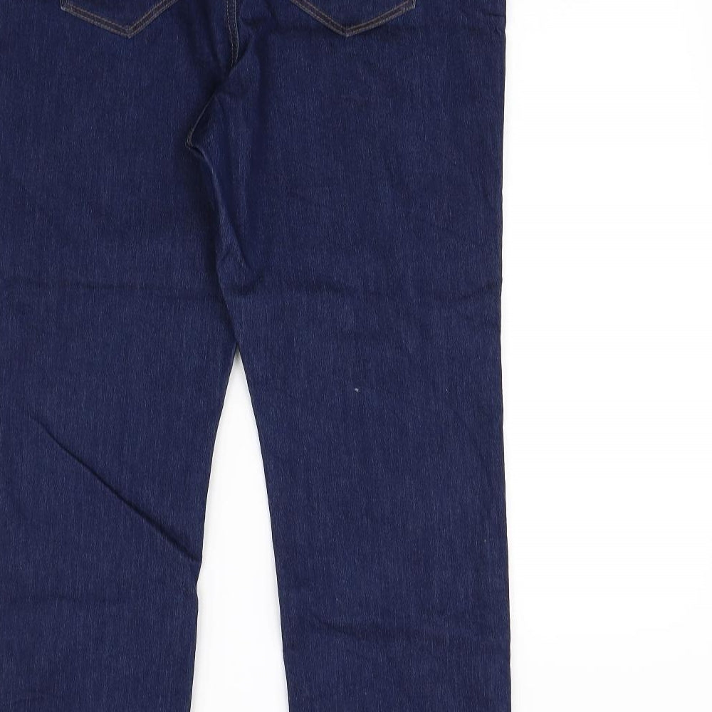 George Womens Blue   Straight Jeans Size 16 L30 in