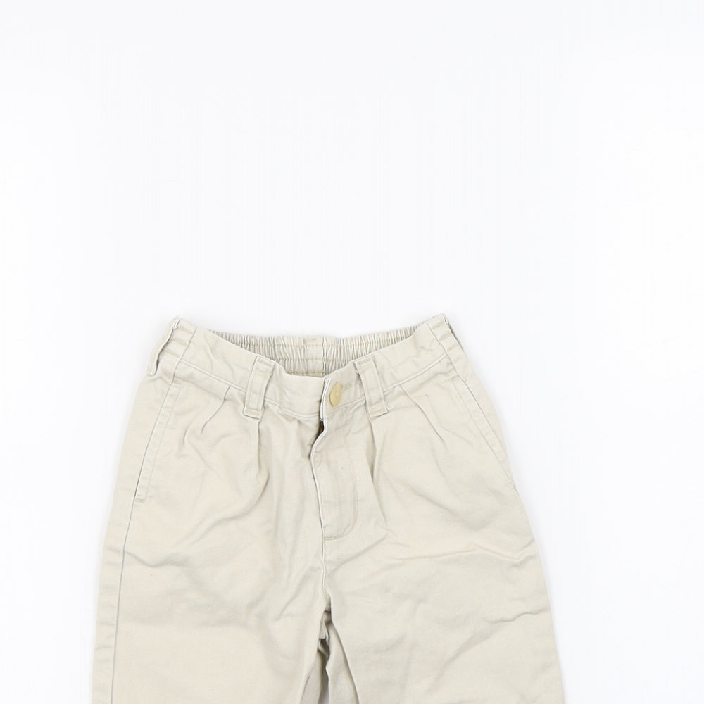 Ralph Lauren Boys Beige  Ramie Cargo Trousers Size 12 Months