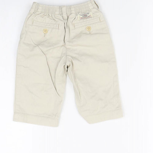 Ralph Lauren Boys Beige  Ramie Cargo Trousers Size 12 Months