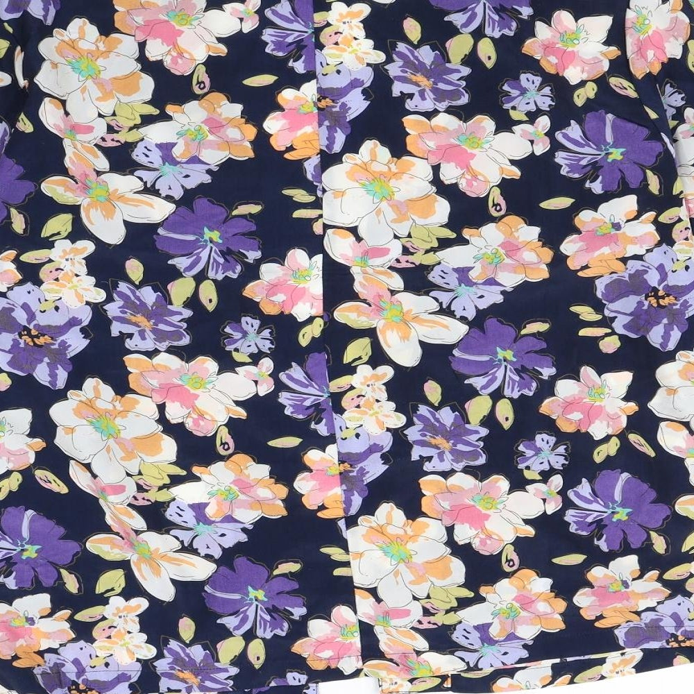 So Fabulous Womens Blue Floral  Jacket  Size 16