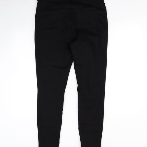 Evans Womens Black   Straight Jeans Size 16 L29 in