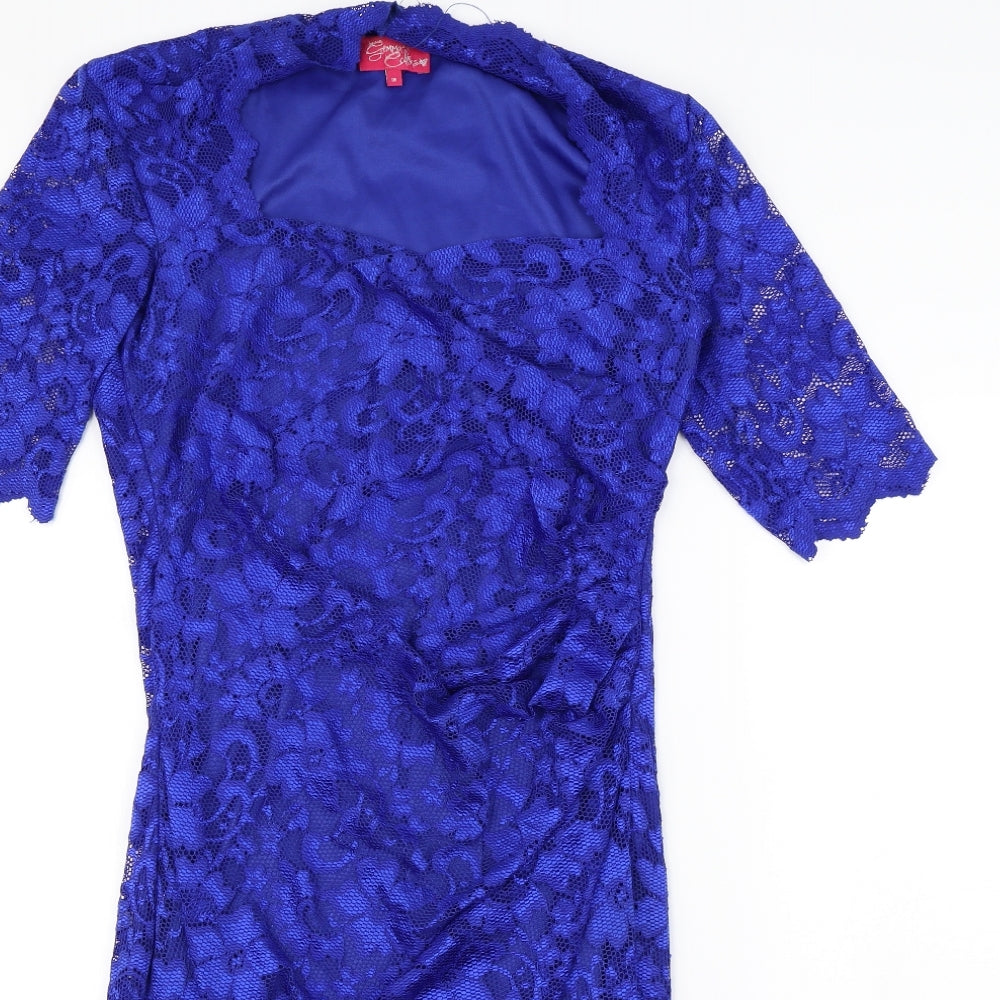 gemma collins Womens Blue   Pencil Dress  Size 16