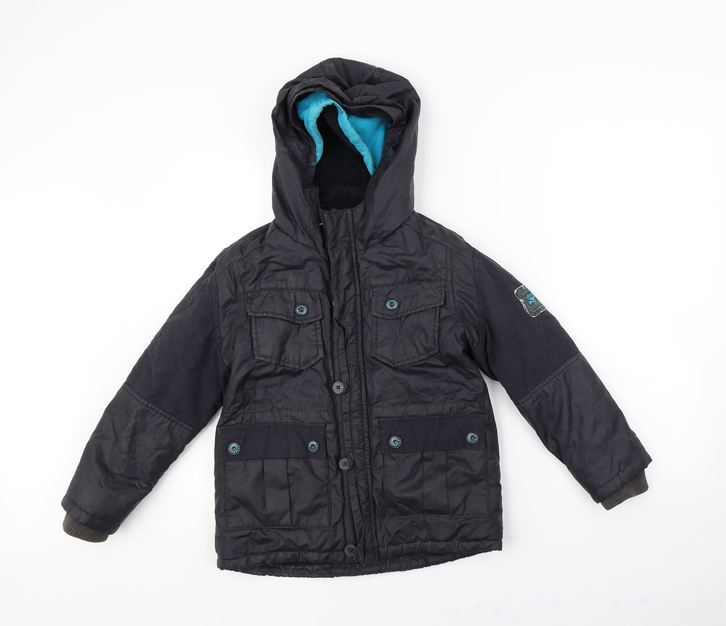 Ted Baker Boys Black   Rain Coat Coat Size 9 Years