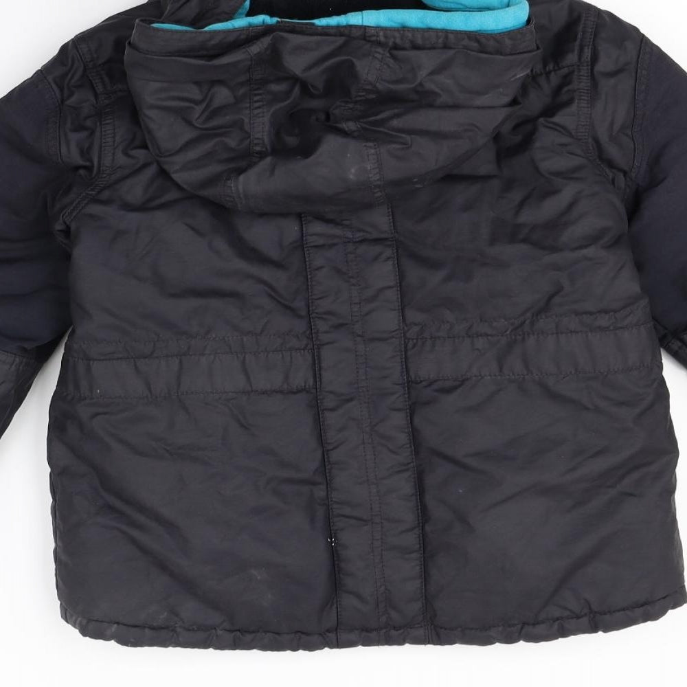 Ted Baker Boys Black   Rain Coat Coat Size 9 Years