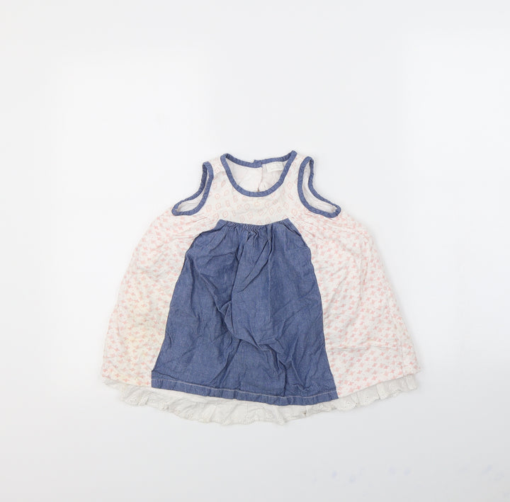F&F Girls Blue   Basic Tank Size 2 Years
