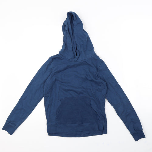 Lily & Dan Boys Blue   Pullover Hoodie Size 11-12 Years