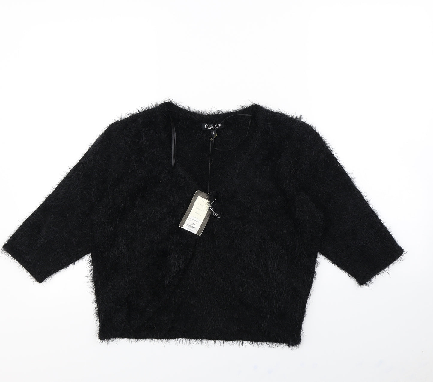 First Avenue Womens Black   Cardigan Jumper Size L