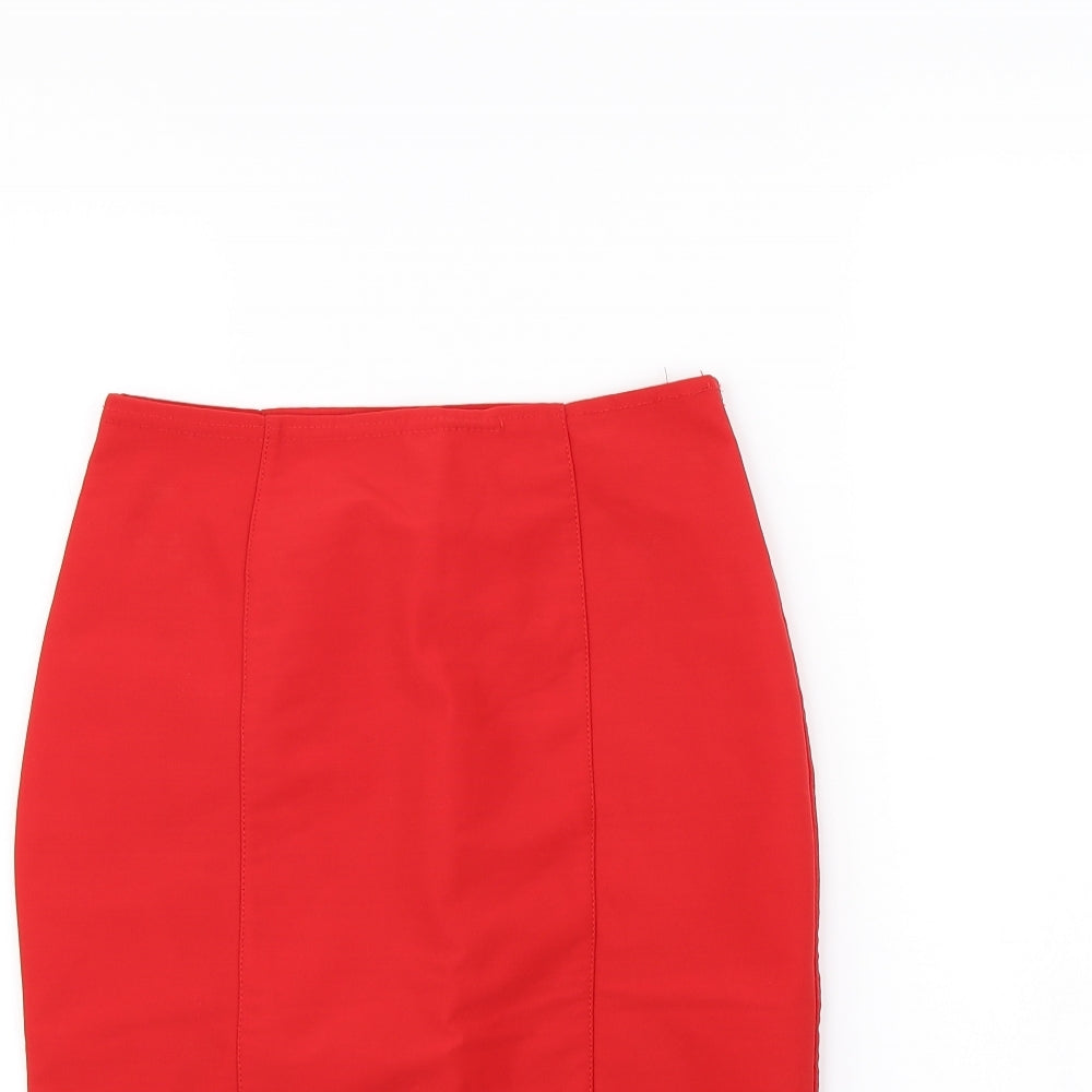 Baylis & Knight Womens Red   Straight & Pencil Skirt Size 10