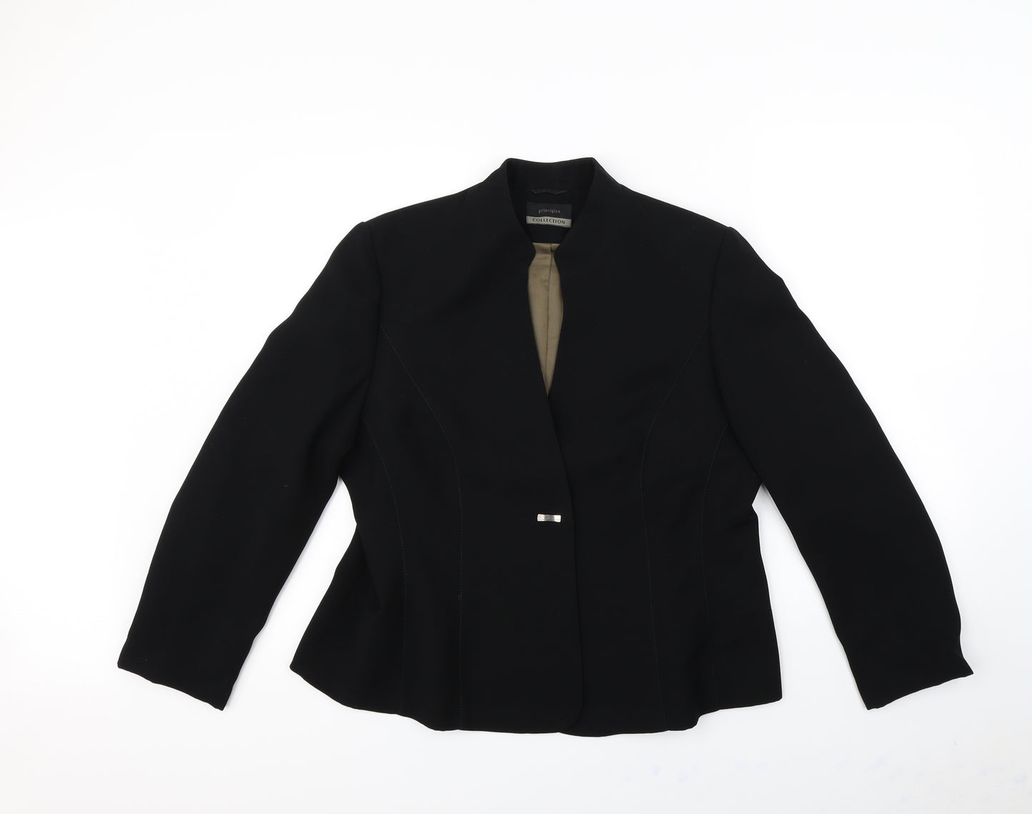 Preworn Womens Black   Jacket Blazer Size 18  - Shoulder Pads