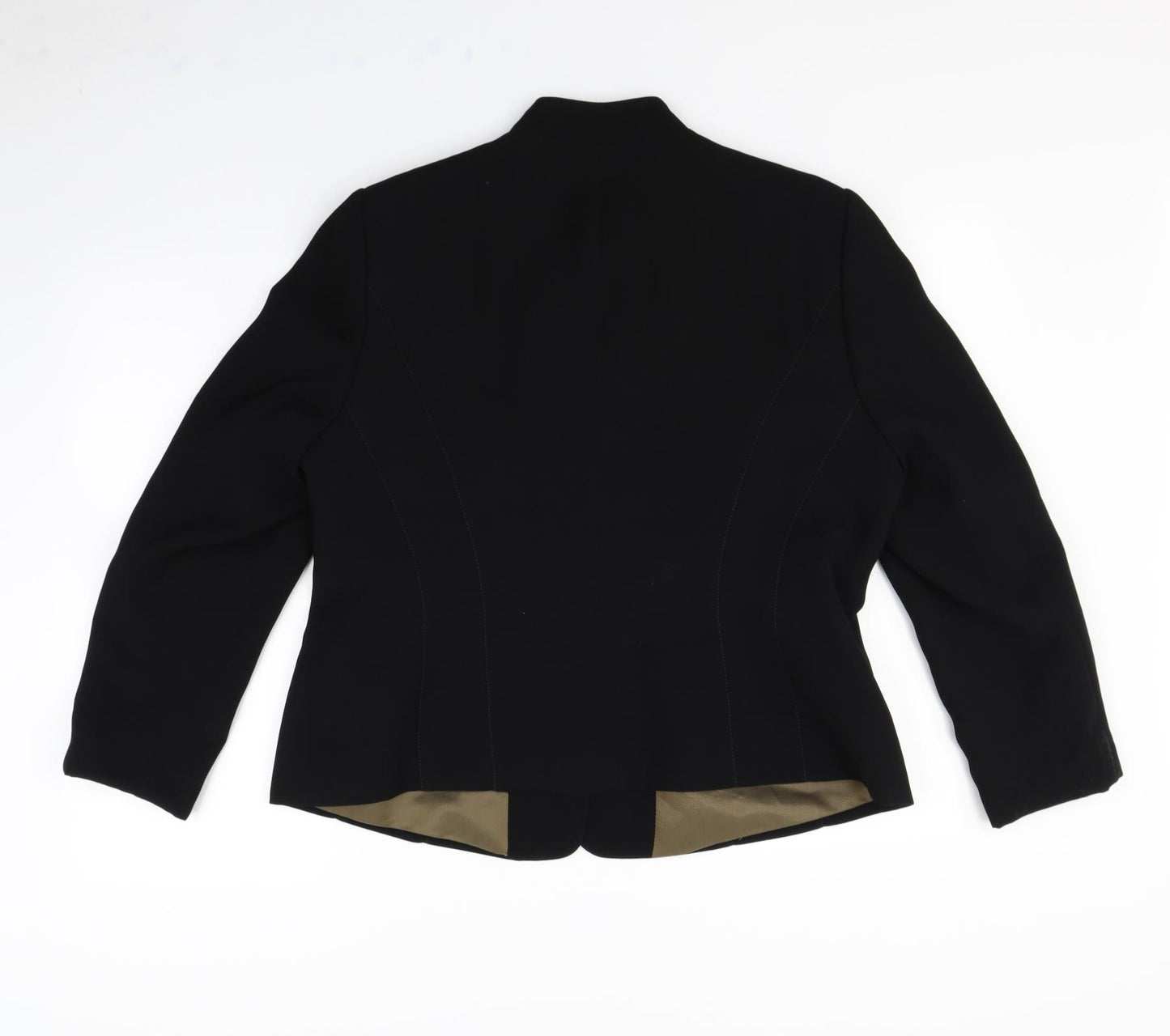 Preworn Womens Black   Jacket Blazer Size 18  - Shoulder Pads