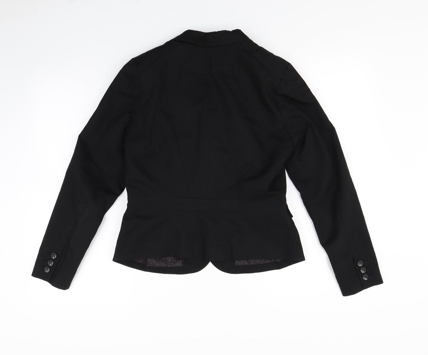 H&M Womens Black   Jacket Blazer Size 12  - Shoulder Pads