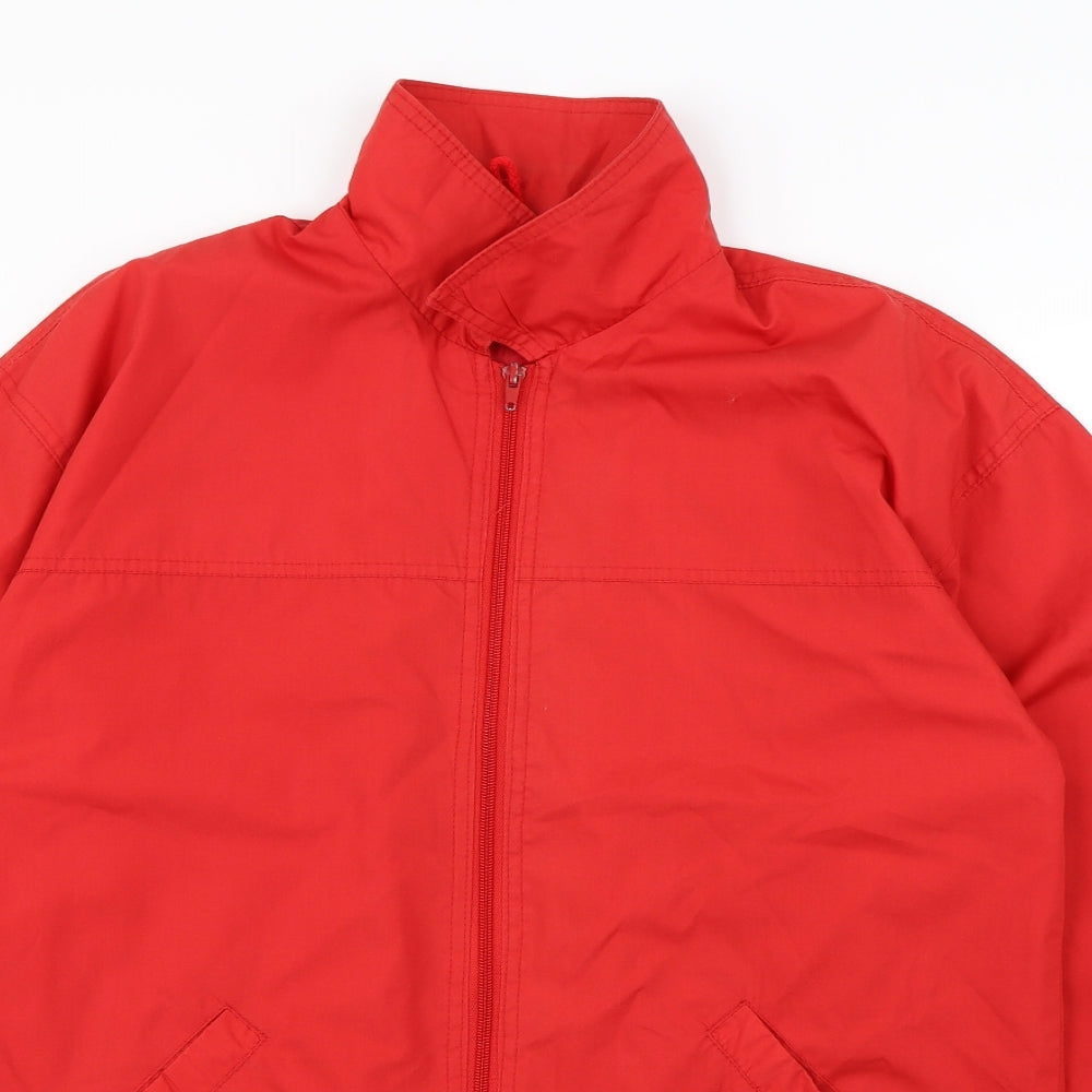 True Colours Womens Red   Rain Coat Coat Size 16