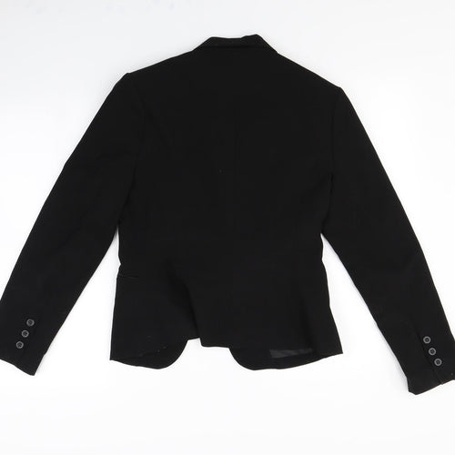 Red Herring Womens Black   Jacket Blazer Size 12  - Shoulder Pads